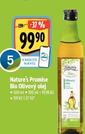 Olivový olej bio Nature'