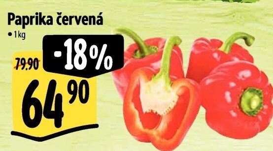 Paprika červená