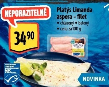 Platýs Limanda aspera filet Albert