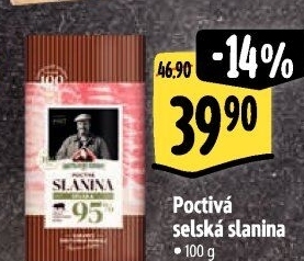 Poctivá selská slanina Kostelecké uzeniny