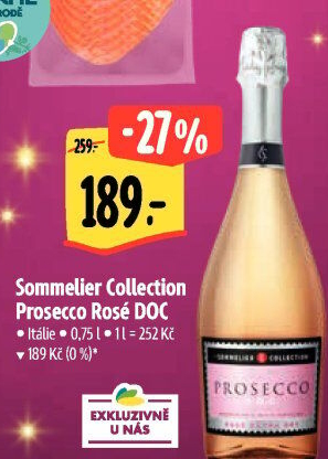 Prosecco rosé DOC Sommelier Collection