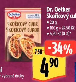 Skořicový cukr Dr. Oetker
