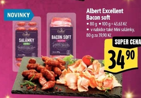 Slanina Bacon soft Albert Excellent