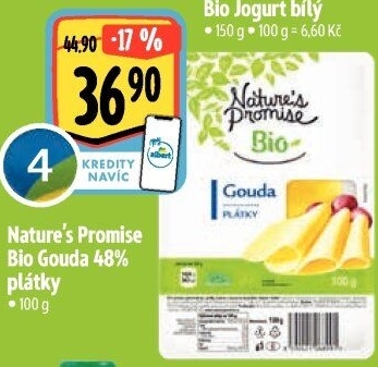 Sýr Gouda 48% bio Nature'
