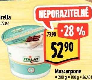 Sýr Mascarpone Italat