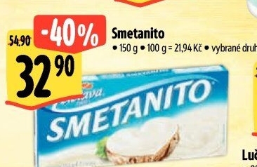 Sýr tavený Smetanito Želetava