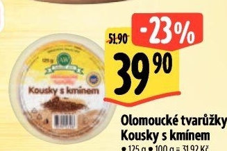 Sýr tvarůžky olomoucké kousky s kořením A.W.