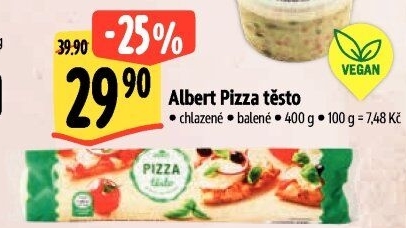 Těsto na pizzu Albert