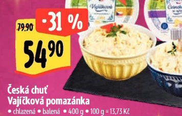 Vajíčková pomazánka Česká chuť