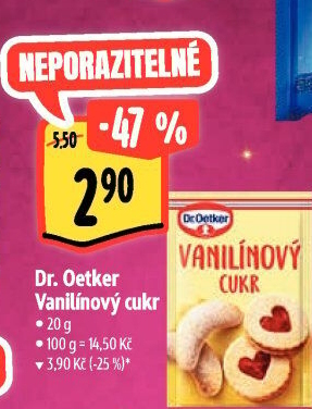 Vanilínový cukr Dr. Oetker