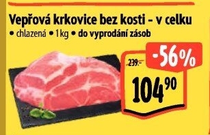 Vepřová krkovice bez kosti