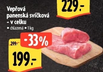 Vepřová panenská svíčková