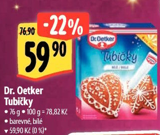 Zdobicí tubičky Dr. Oetker