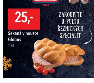 Sekaná v housce Globus