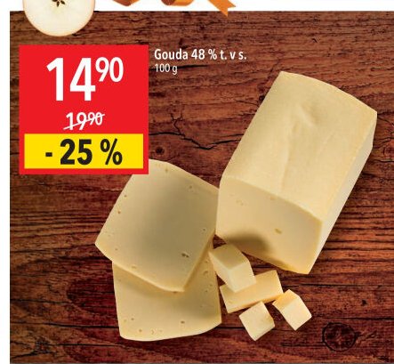 Gouda 48 % t. v s.