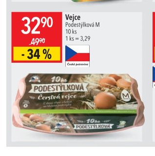 Vejce Podestýlková M