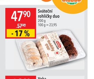 Sváteční rohlíčky duo