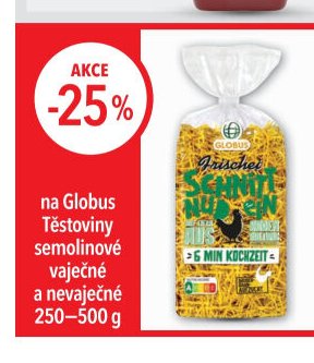 Globus Těstoviny semolinové vaječné