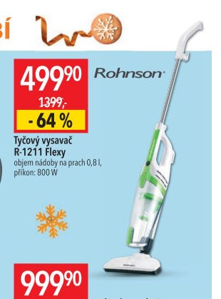 Tyčový vysavač R-1211 Flexy