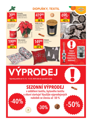 akční leták Globus 13.12.2023-24.12.2023