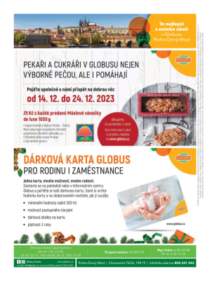 akční leták Globus 13.12.2023-24.12.2023