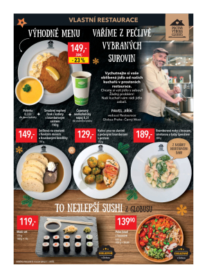 akční leták Globus 13.12.2023-24.12.2023