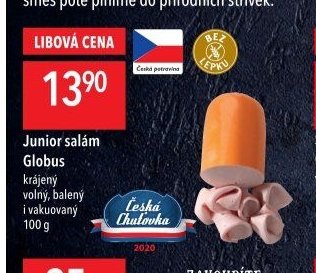 Junior salám Globus