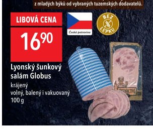 Lyonský šunkový salám Globus