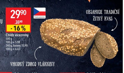 Chléb vícezrnný