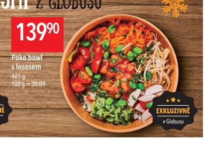 Poke bowl s lososem 465g