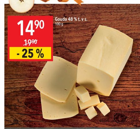 Gouda 48 % t. v s.