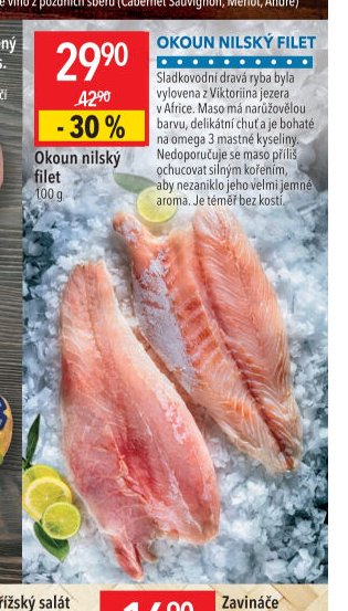 Okoun nilský filet