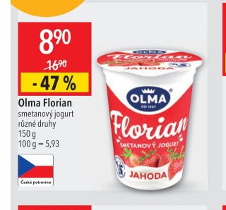 Olma Florian smetanový jogurt