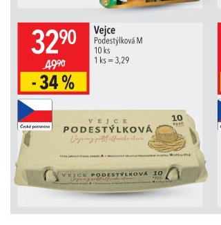 Vejce Podestýlková M