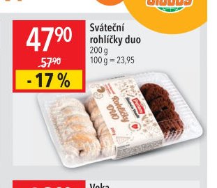 Sváteční rohlíčky duo