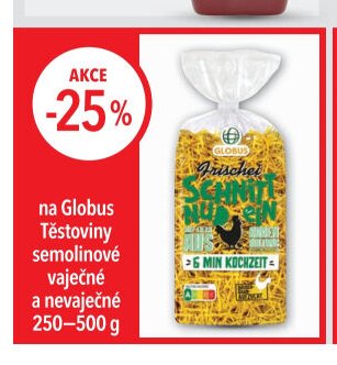Globus Těstoviny semolinové vaječné