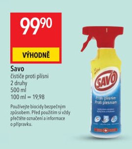 Savo čističe proti plísni