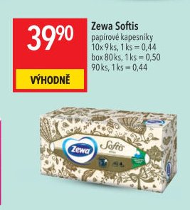 Zewa Softis papírové kapesníky