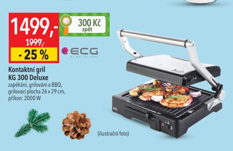 Kontaktní gril KG 300 Deluxe