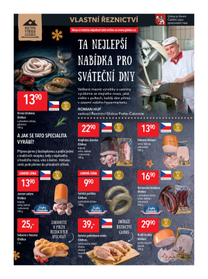 akční leták Globus 13.12.2023-24.12.2023