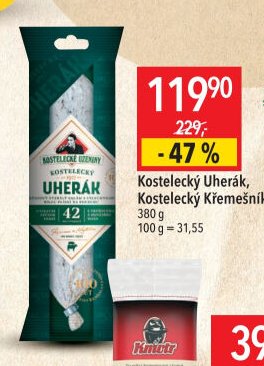 Kostelecký Uherák, Kostelecký Křemešník 380 g