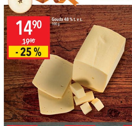 Gouda 48 % t. v s.