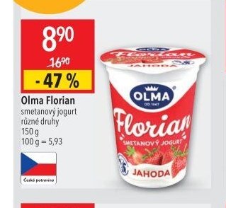 Olma Florian smetanový jogurt