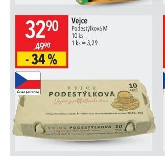 Vejce Podestýlková M