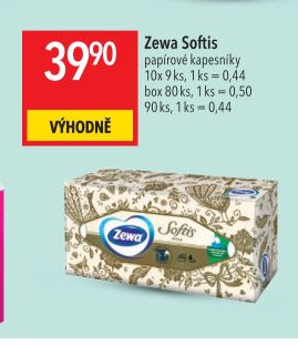 Zewa Softis papírové kapesníky