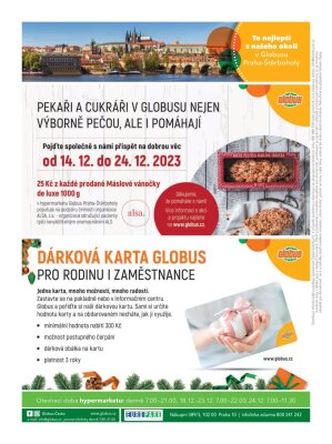 akční leták Globus 13.12.2023-24.12.2023