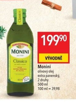 Monini olivový olej