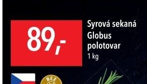 Syrová sekaná Globus polotovar 1 kg