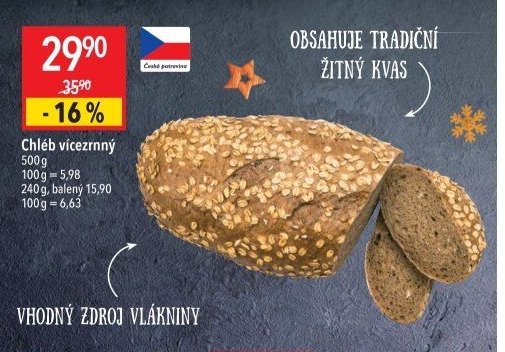 Chléb vícezrnný