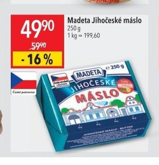 Madeta Jihočeské máslo